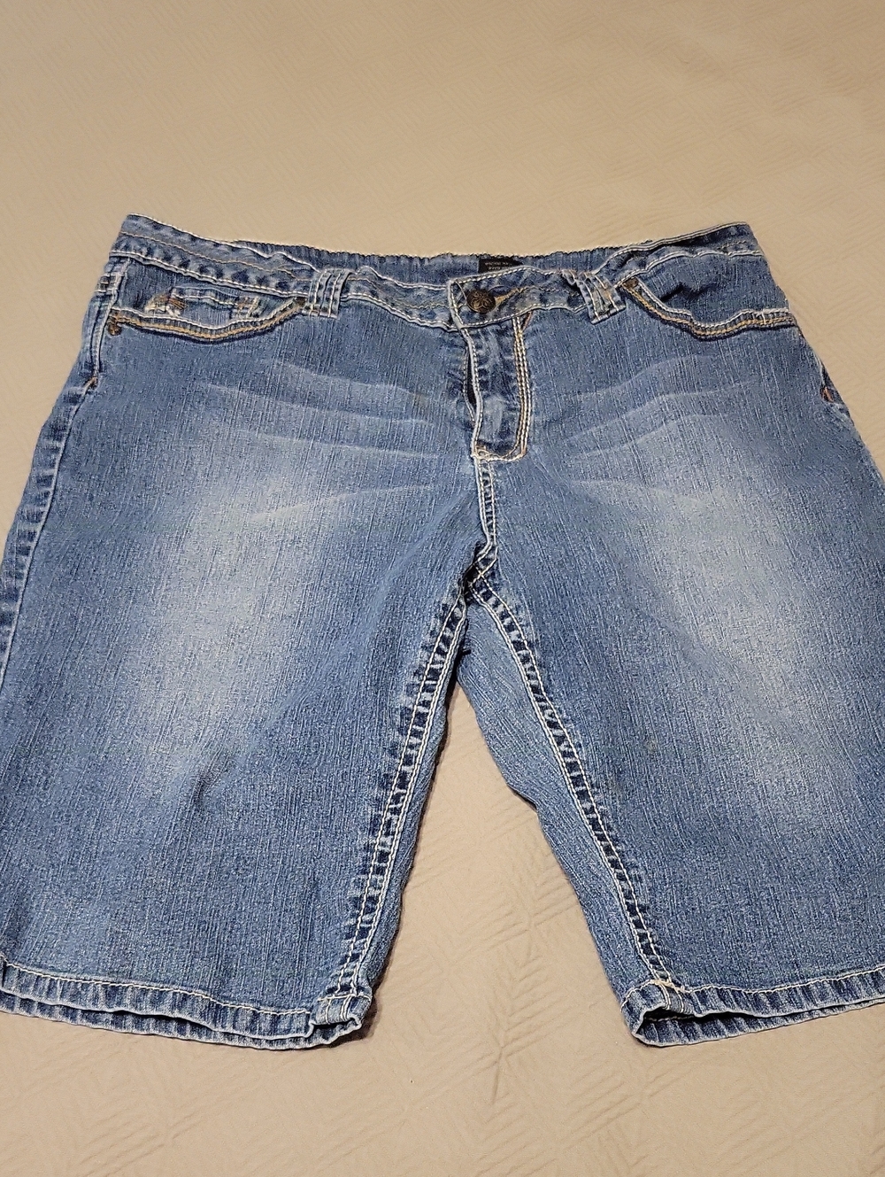 Casual Light Blue Denim Shorts